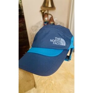 The North Face Unisex  Grey/blue Flash-dry Run Hat Run Hike Tennis Golf S/M